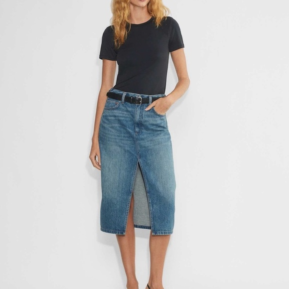 NWOT Denim Forum “ The ‘90s Halle Skirt” size 25 - Picture 1 of 7